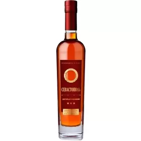 Коньяк ординарный ДОСТОЙНЫЙ ПОКЛОНЕНИЯ 3-летний 0.5л